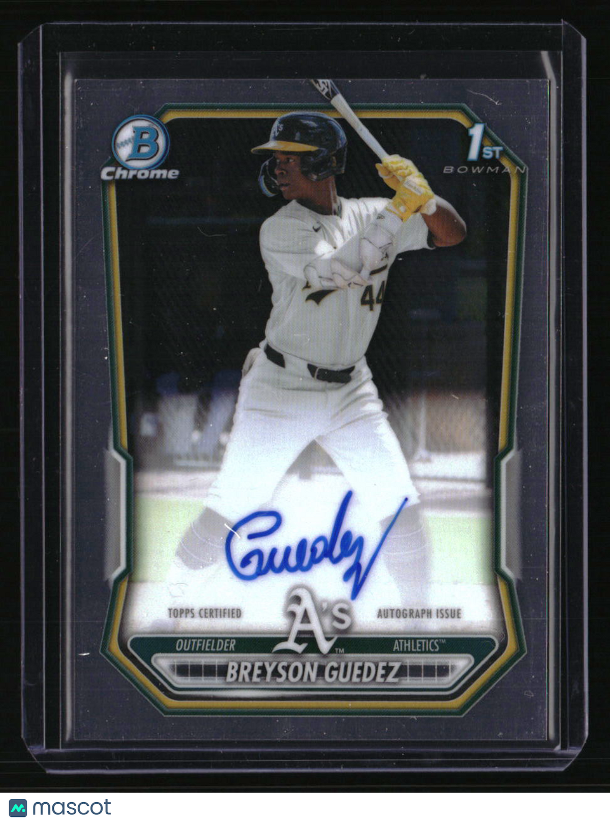2026 Bowman Breyson Guedez Chrome Prospect Autographs