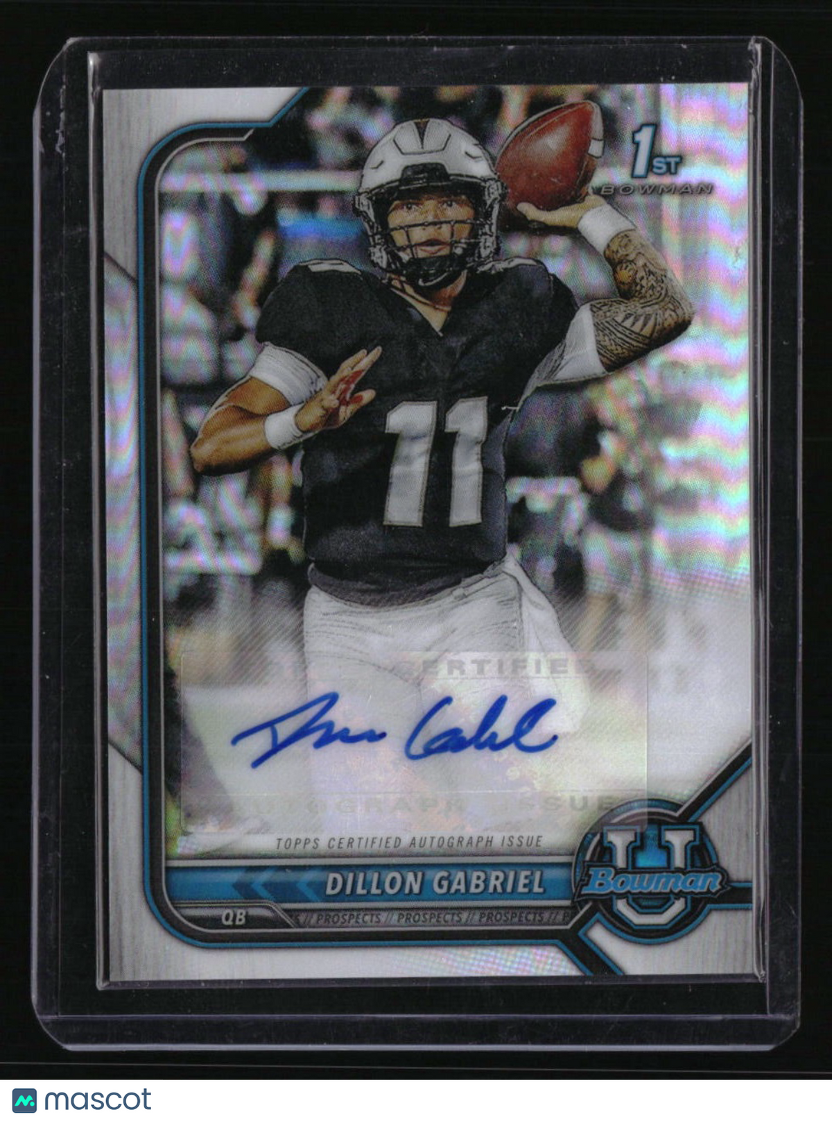 2021-22 Bowman University Dillon Gabriel Bowman Chrome Prospects Autographs