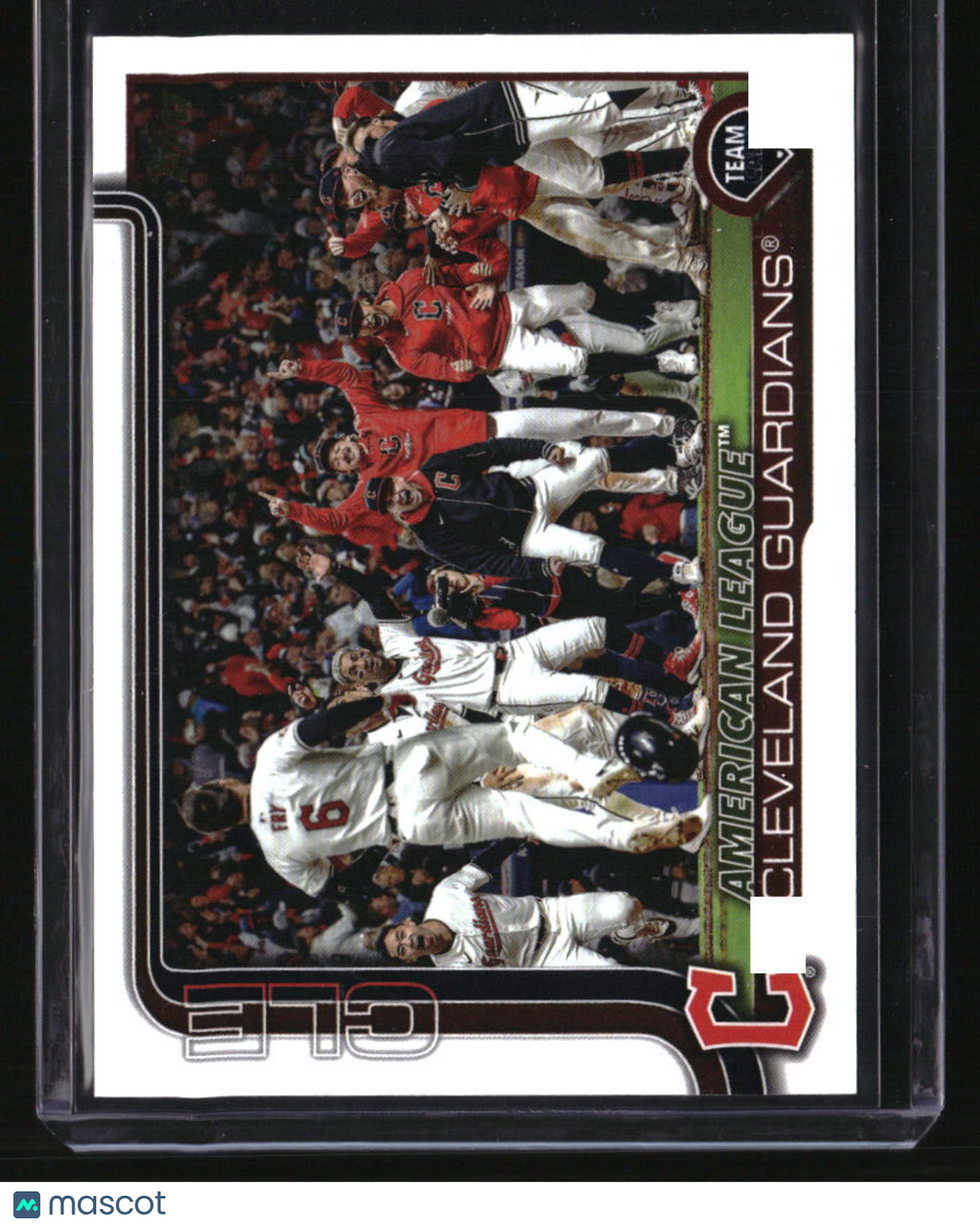 2025 Topps Cleveland Guardians Golden Mirror Variation