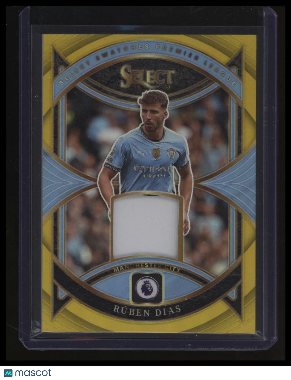 2024-25 Panini Select Premier League Ruben Dias Select Swatches Gold #/10