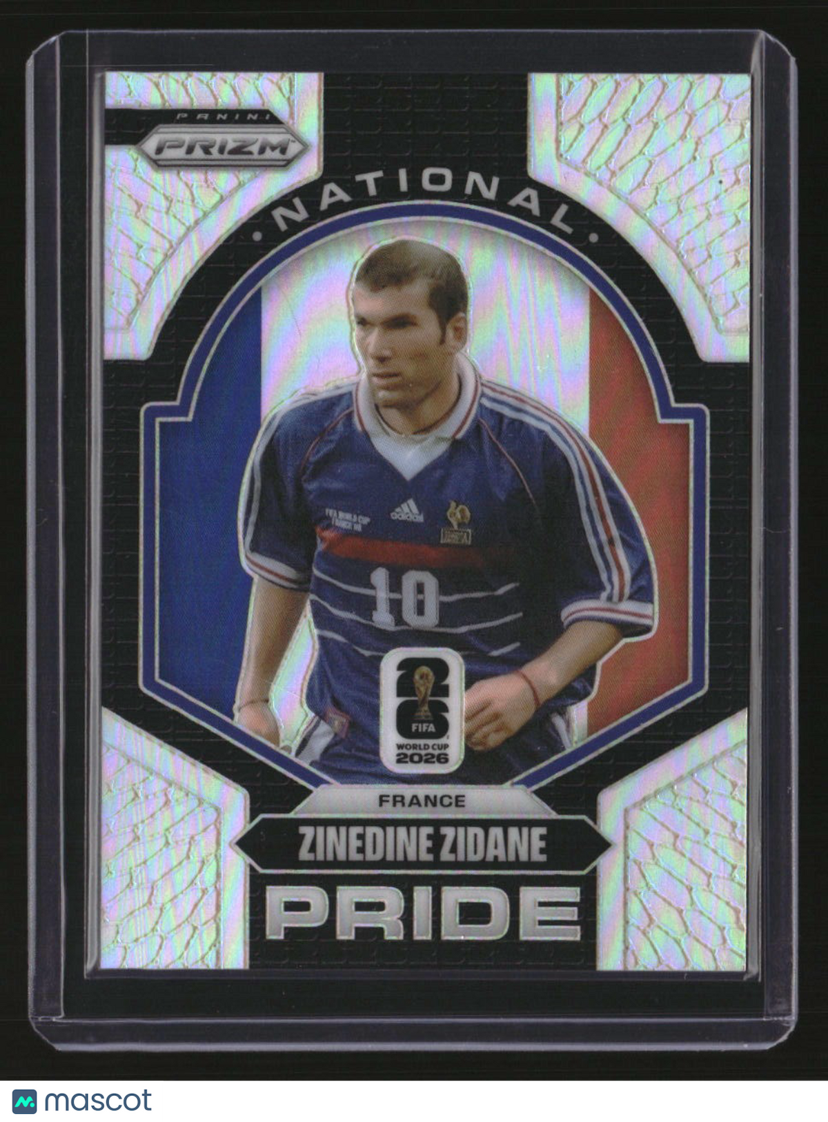 2026 Panini Prizm FIFA World Cup Zinedine Zidane National Pride