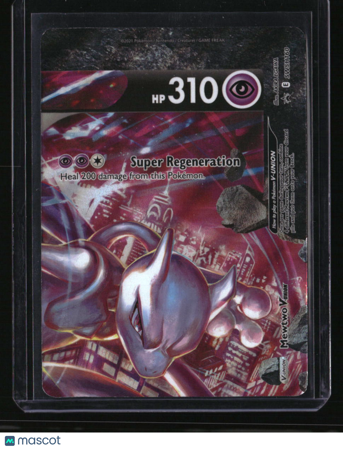 SWSH: Sword & Shield Promo Cards Mewtwo V-UNION