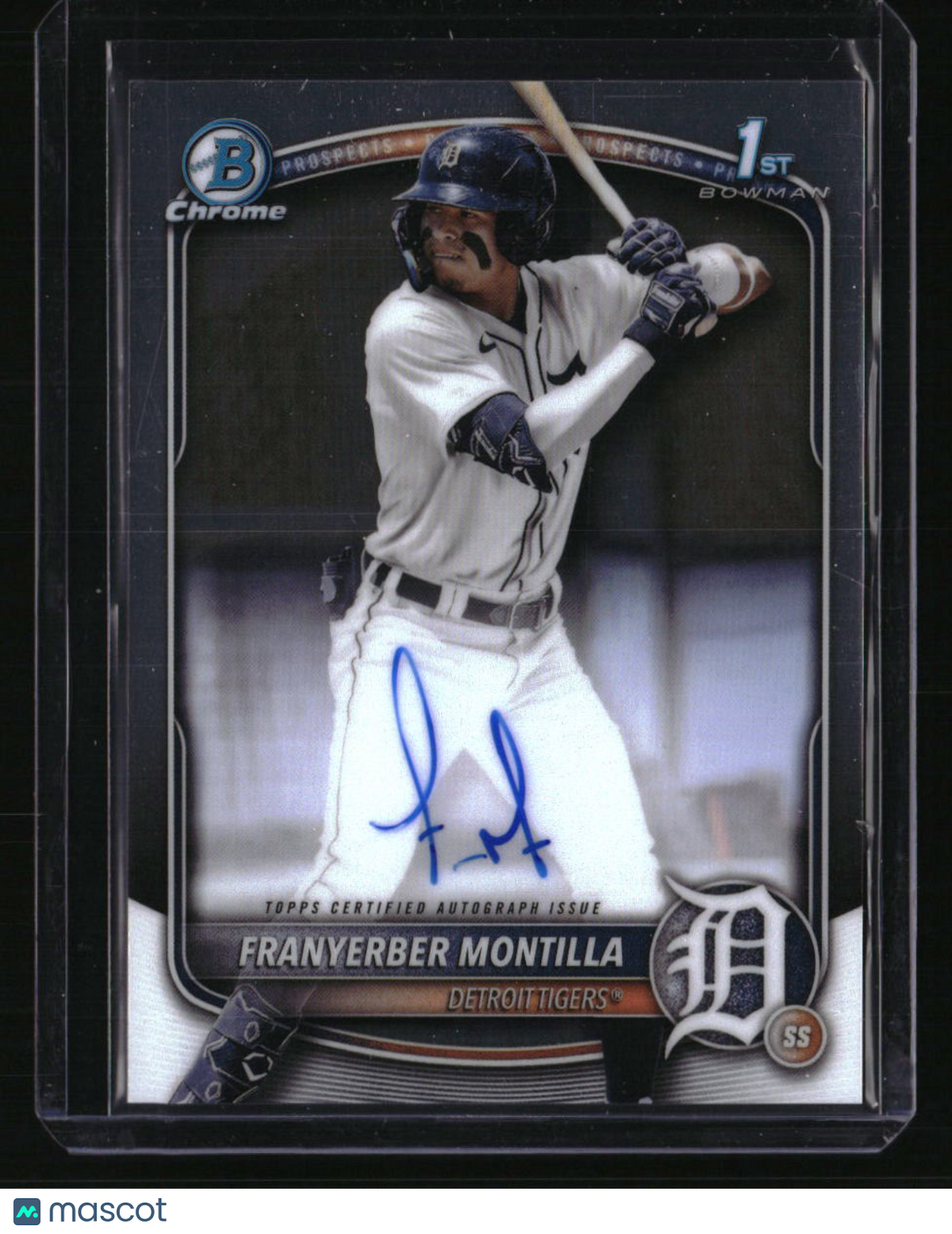 2025 Bowman Franyerber Montilla Chrome Prospects Autographs