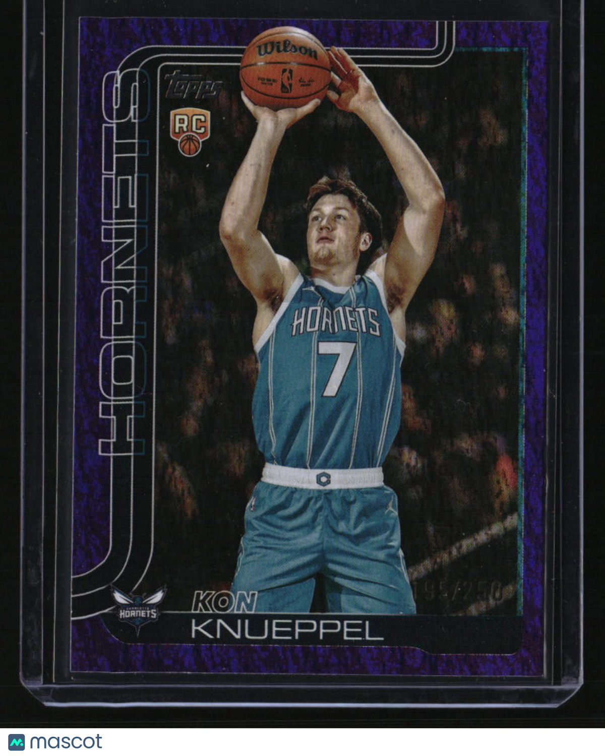 2025-26 Topps Kon Knueppel Purple Holo Foil #/250