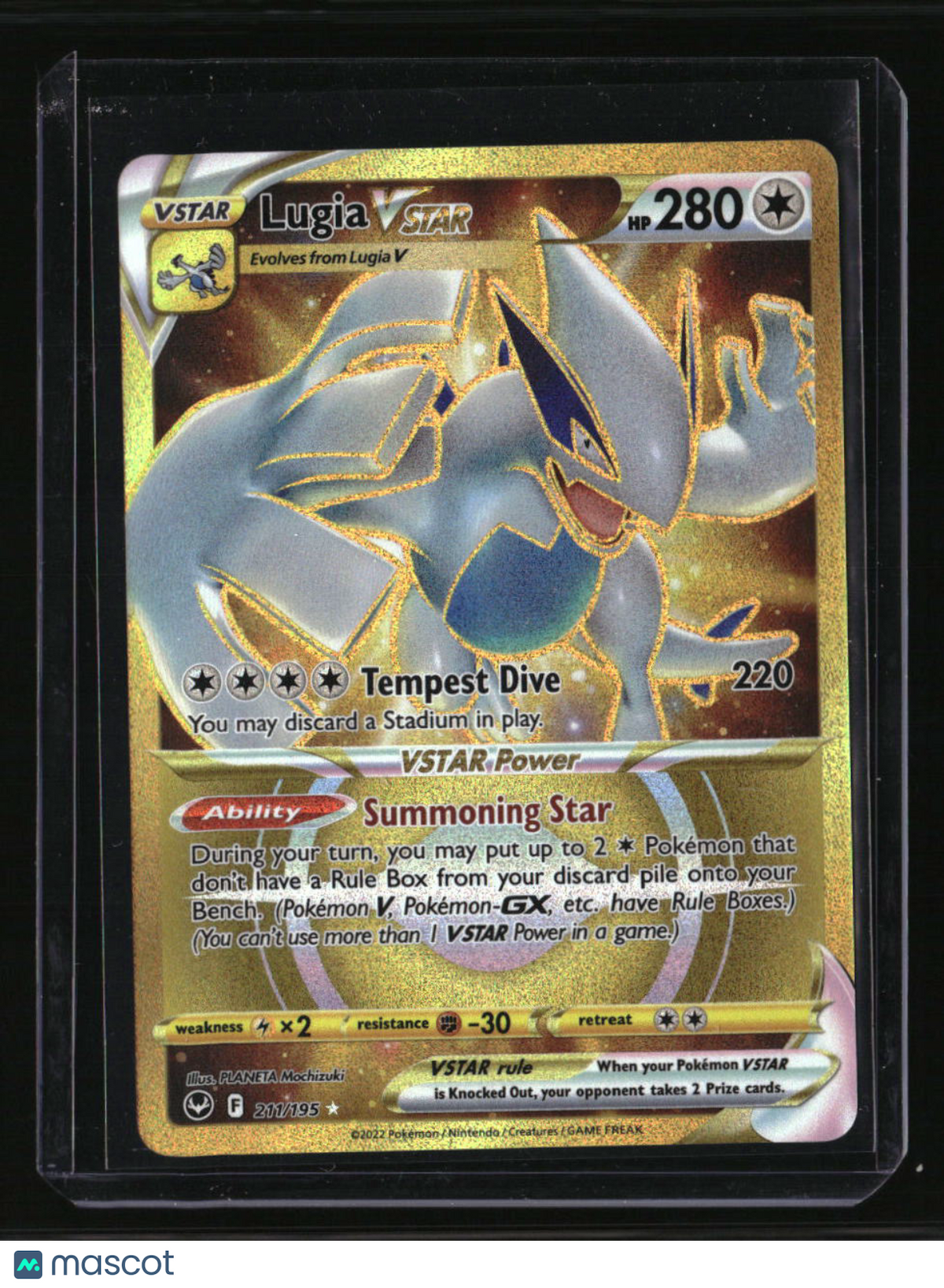 SWSH12: Silver Tempest Lugia VSTAR (Secret) (211)