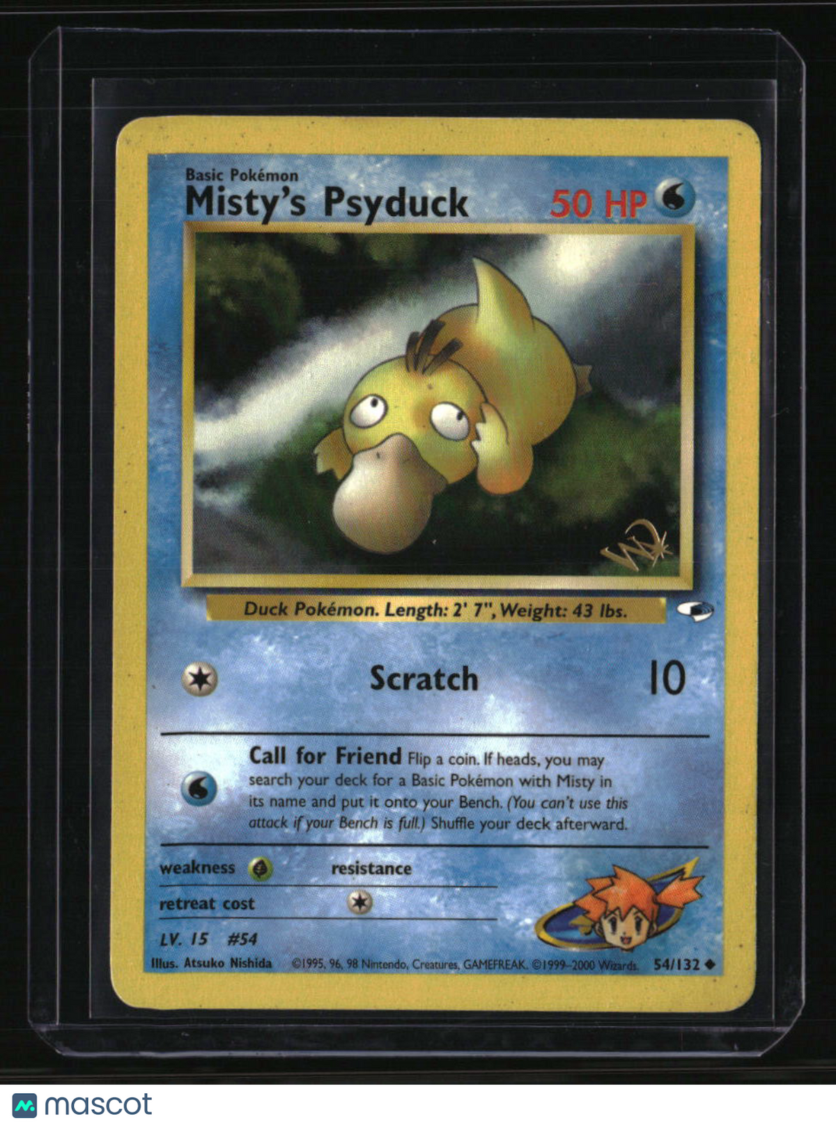 WoTC Promo Misty's Psyduck [W Stamped]
