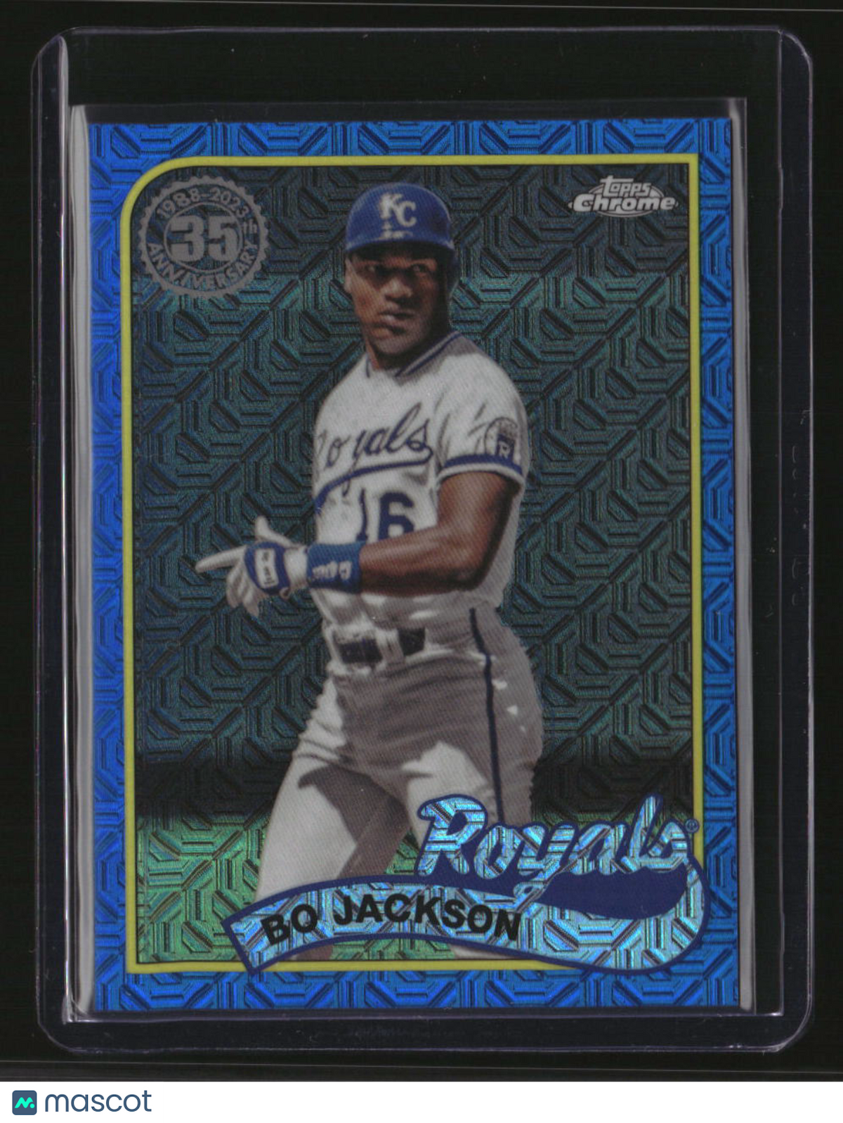 2024 Topps Bo Jackson 35th Anniversary Chrome Blue (Series One) #/150