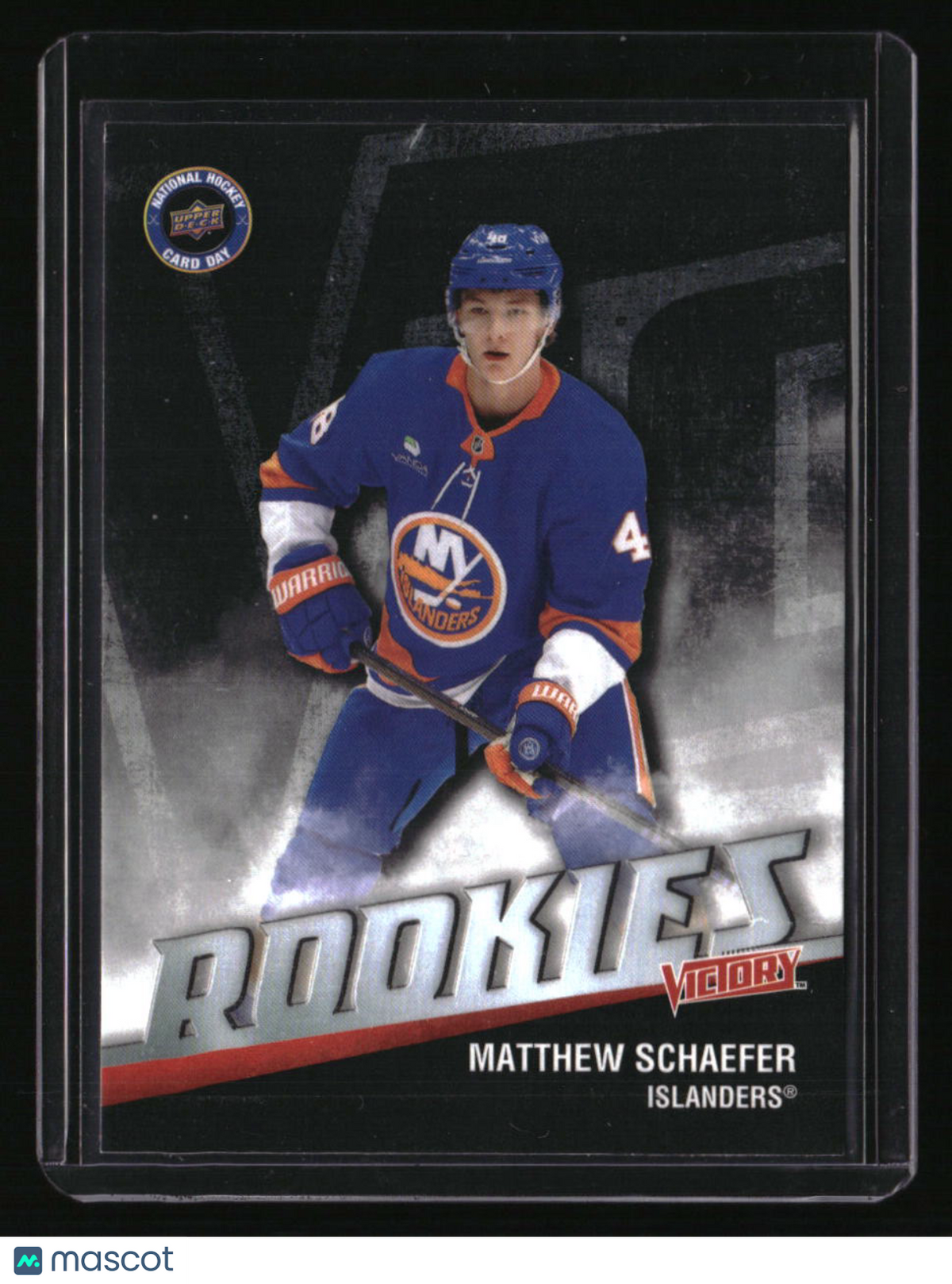 2026 Upper Deck National Hockey Card Day Matthew Schaefer Victory Black Rookies