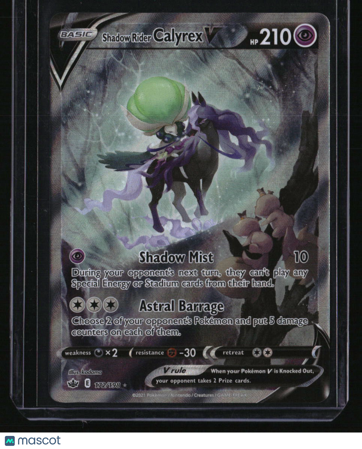 SWSH06: Chilling Reign Shadow Rider Calyrex V (Alternate Full Art) 10002184