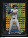 2026 Finest Wyatt Langford Gold Geometric Refractors #/50
