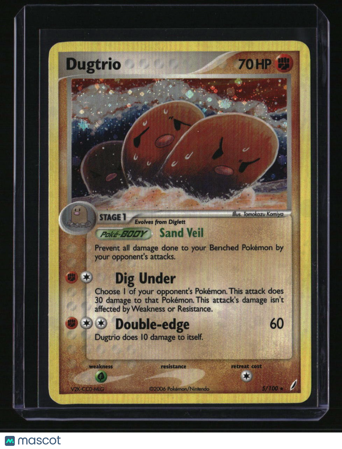 EX Crystal Guardians Dugtrio Holo