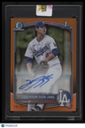 2025 Bowman Hyun-Seok Jang Chrome Prospect Autos Orange First On Print! 1/25