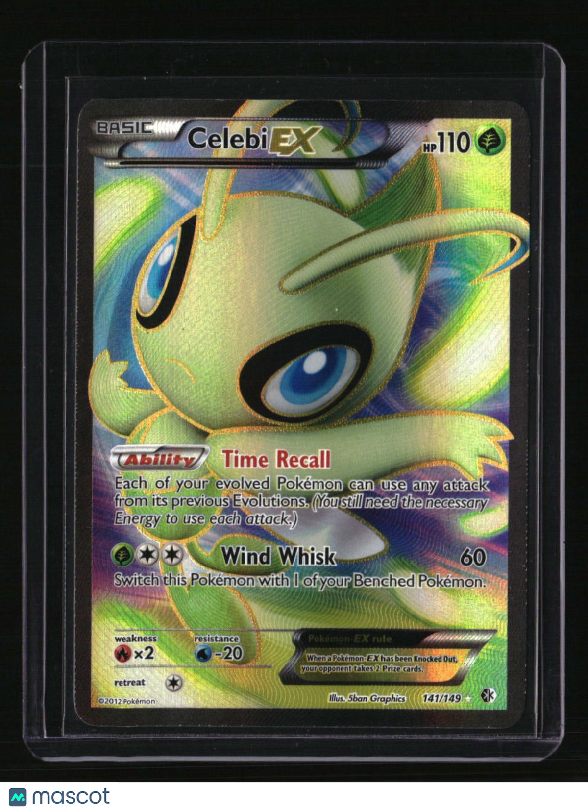 Boundaries Crossed Celebi EX (141 Full Art)