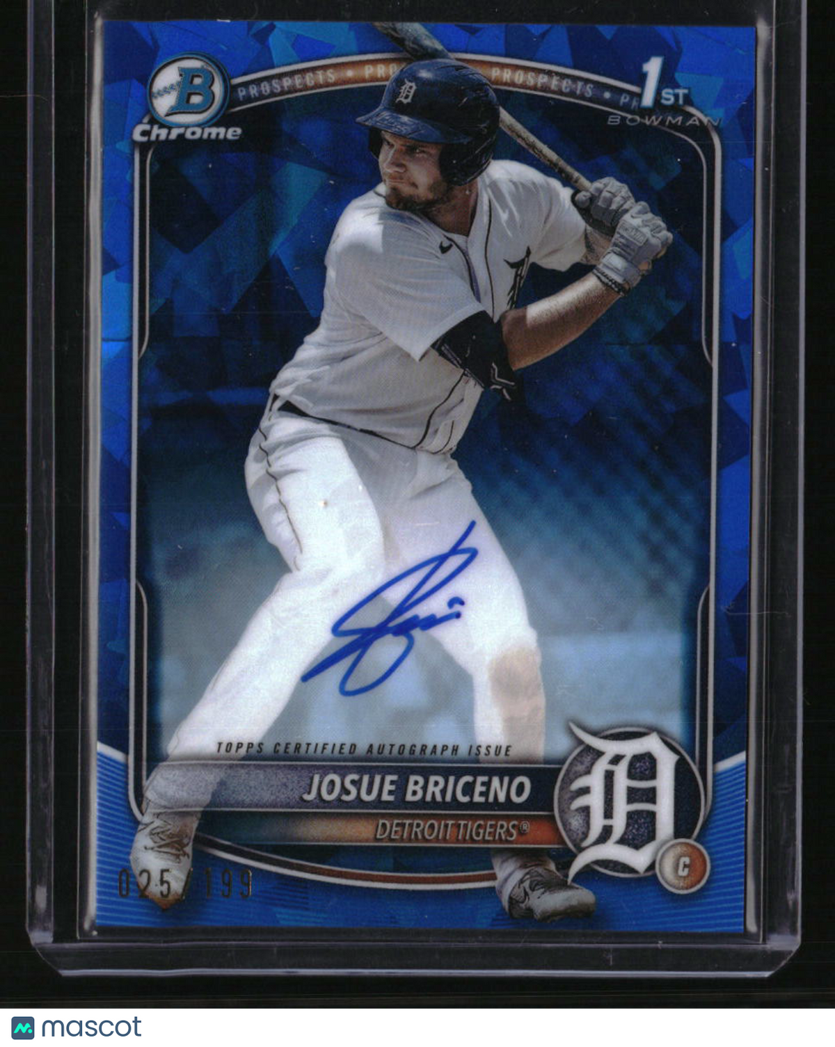 2025 Bowman Sapphire Edition Josue Briceno Autographs #/199