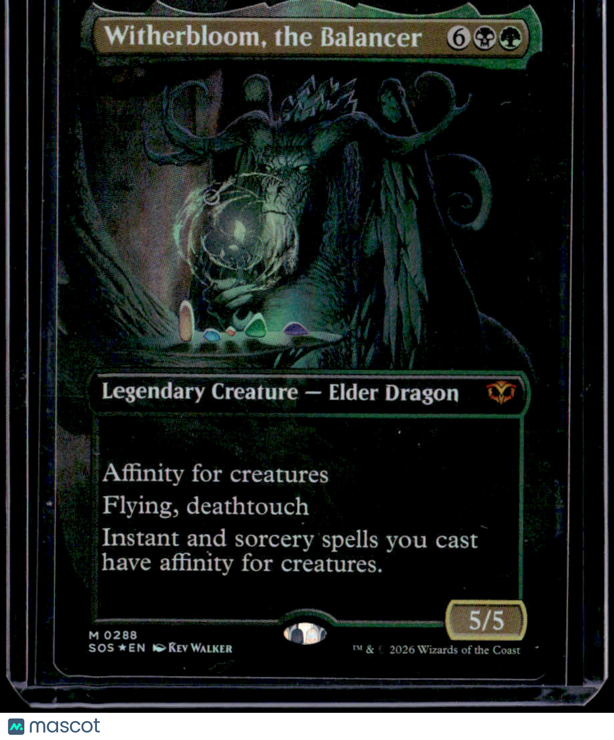 Secrets of Strixhaven Witherbloom, the Balancer (Borderless)