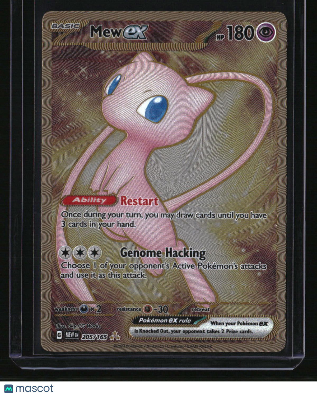 SV: Scarlet & Violet 151 Mew ex - Metal Card