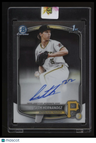2025 Bowman Draft Seth Hernandez Chrome Prospect Autographs