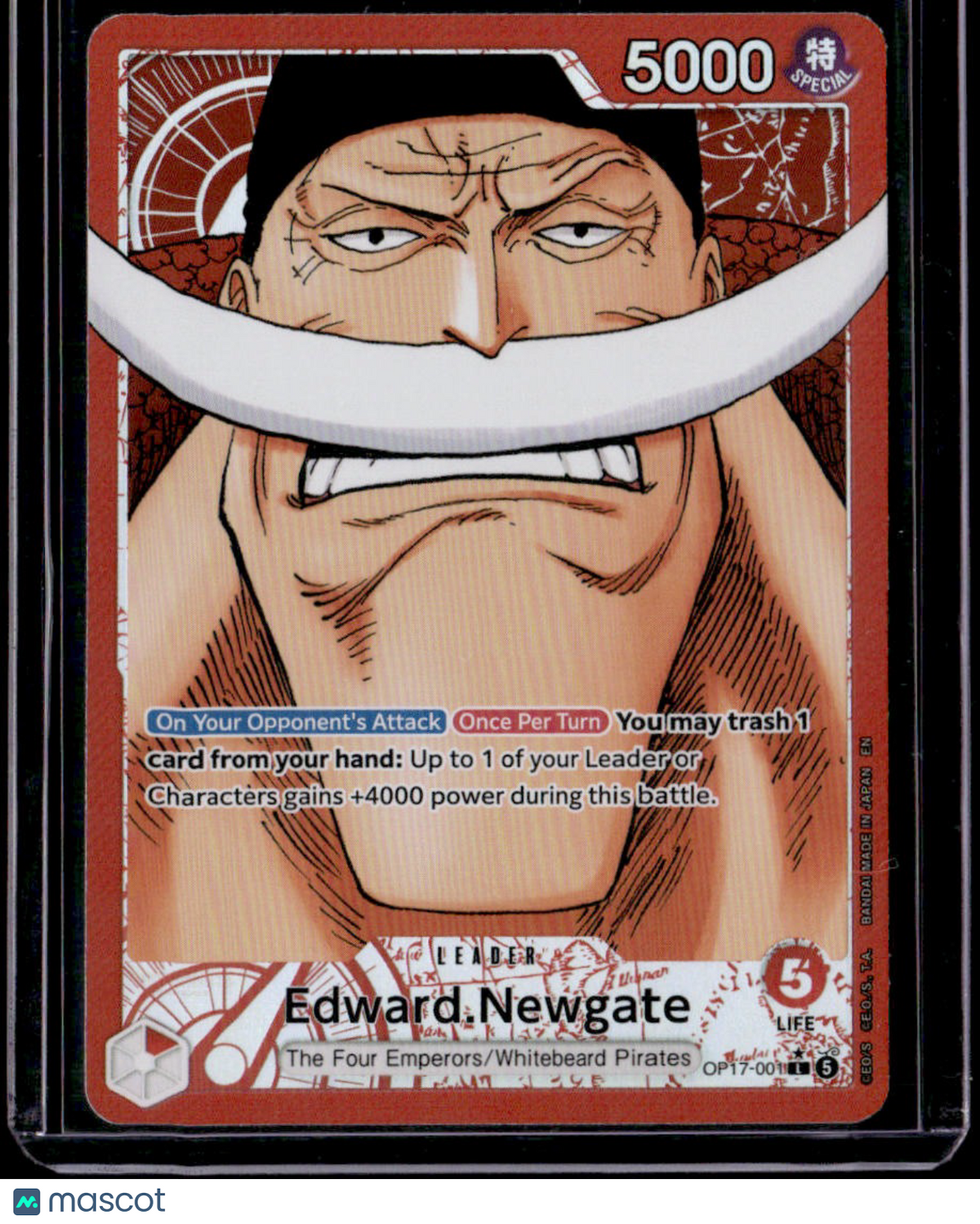 The World's Strongest Warriors Edward.Newgate (001) (Alternate Art)