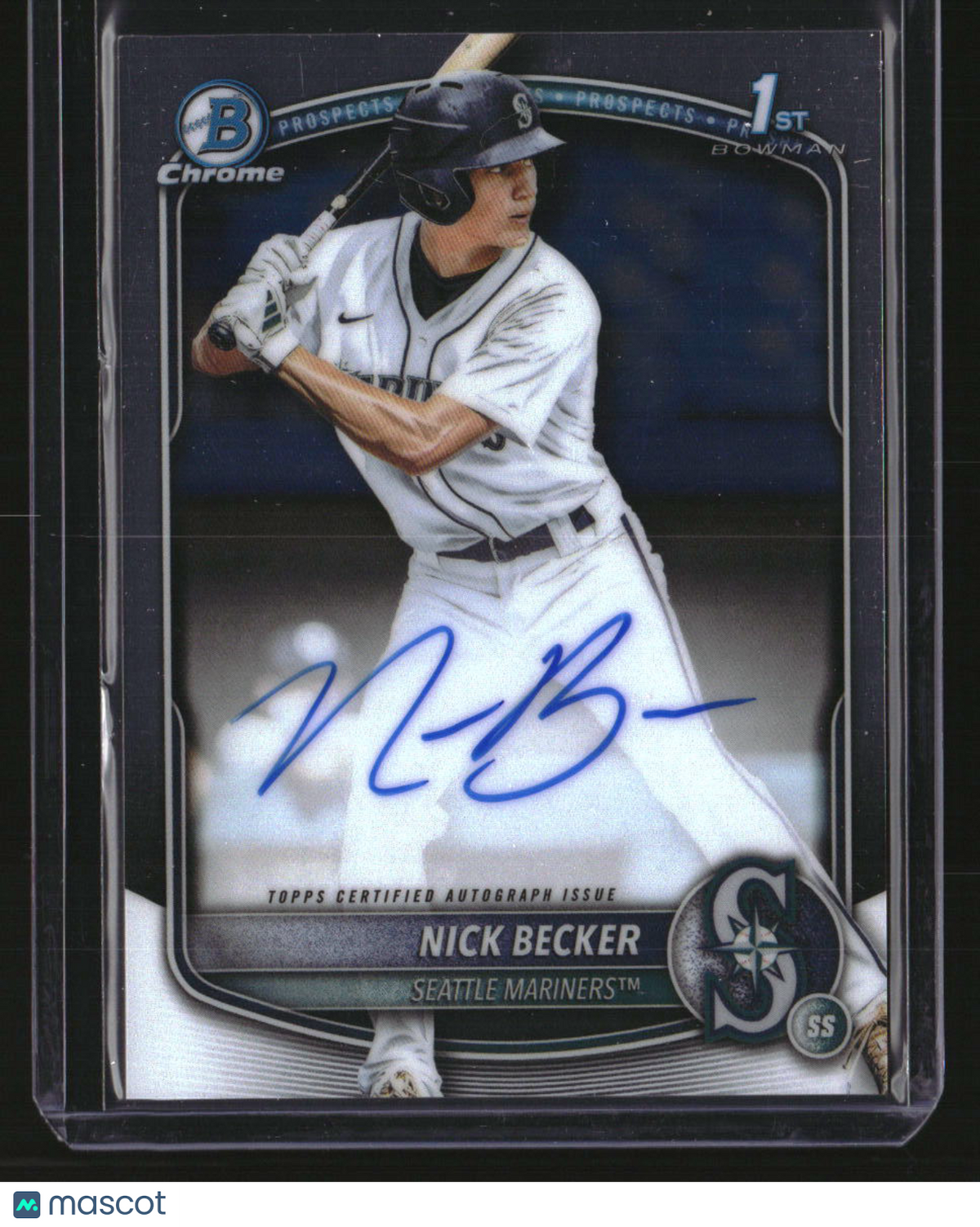 2025 Bowman Draft Nick Becker Chrome Prospect Autographs