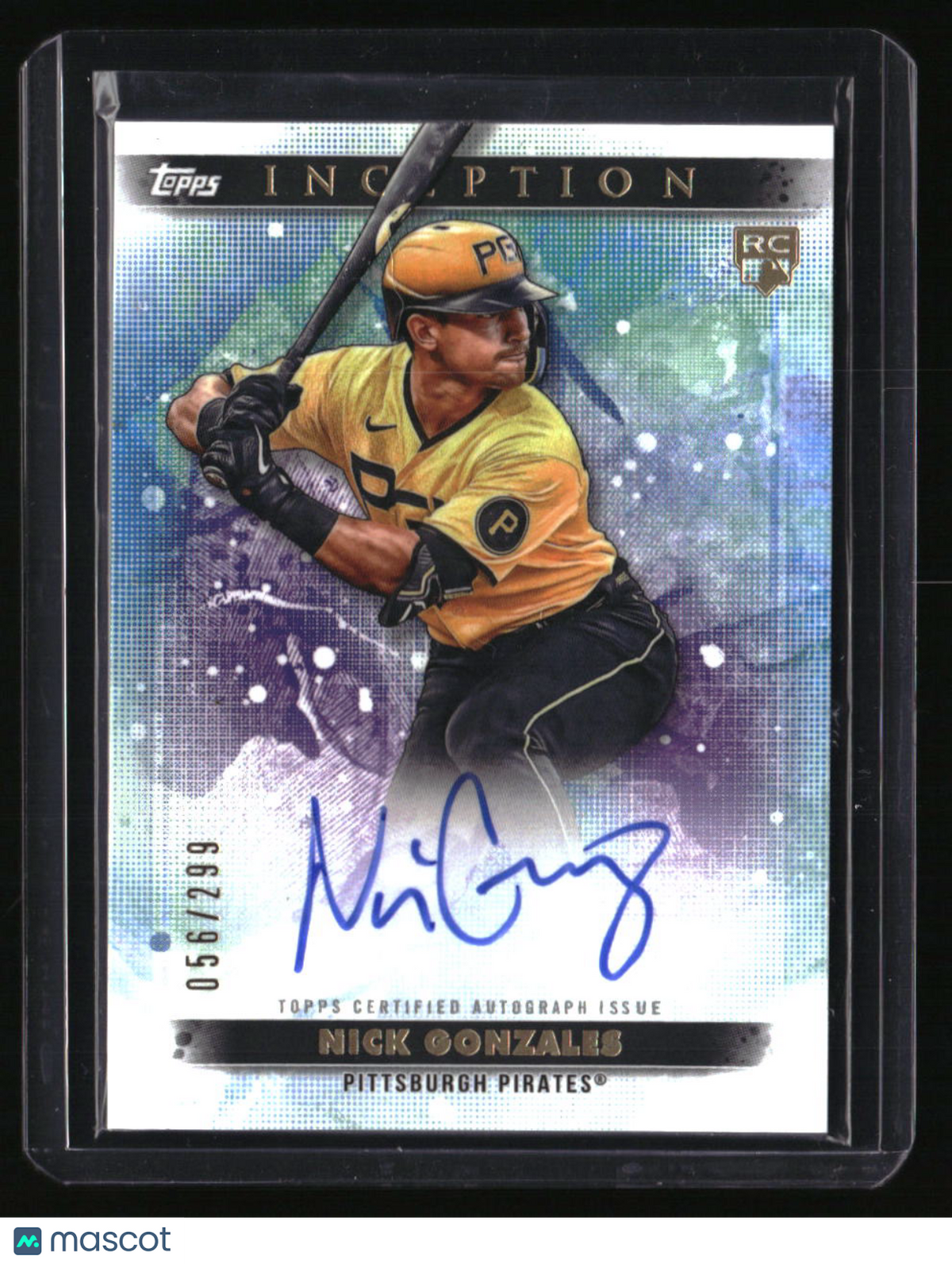 2024 Topps Inception Nick Gonzales Rookie and Emerging Star Autos #/299