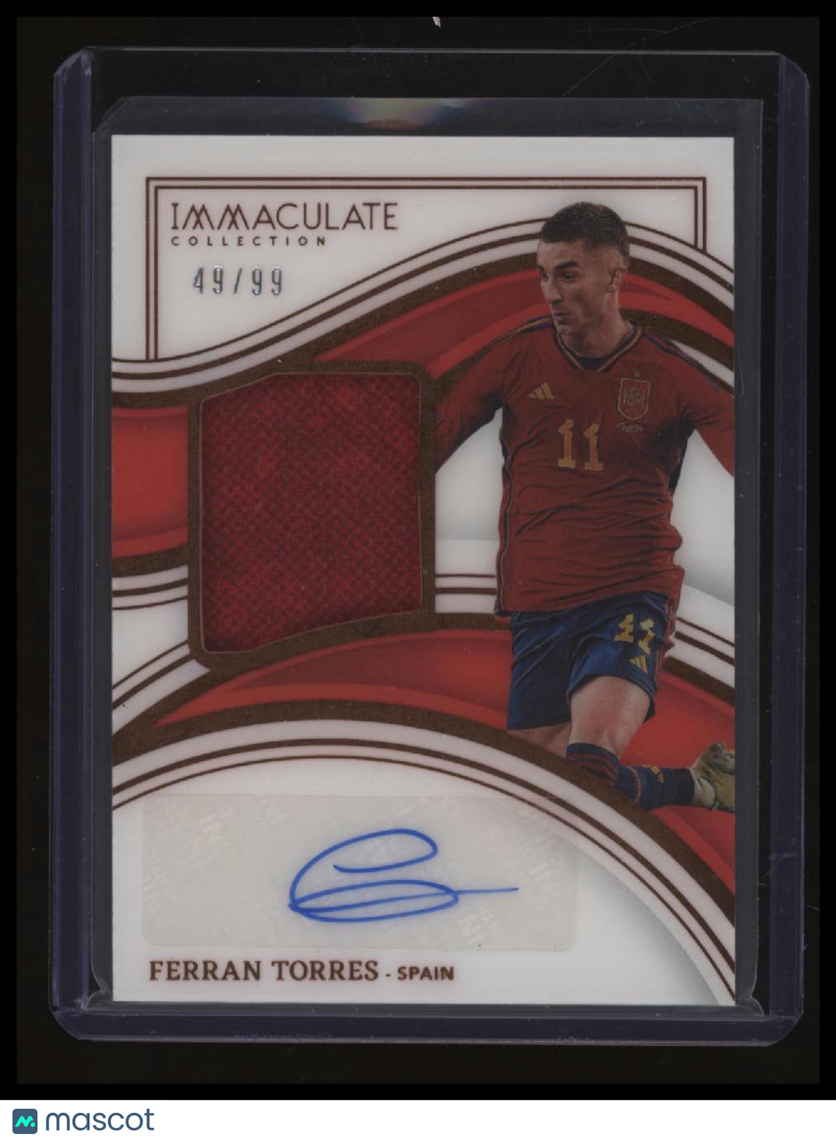 2023-24 Panini Immaculate Collection Ferran Torres Memorabilia Autographs #/99
