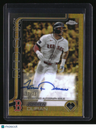2025 Topps Gilded Collection Jarren Duran Autographs Yellow/Gold #/75