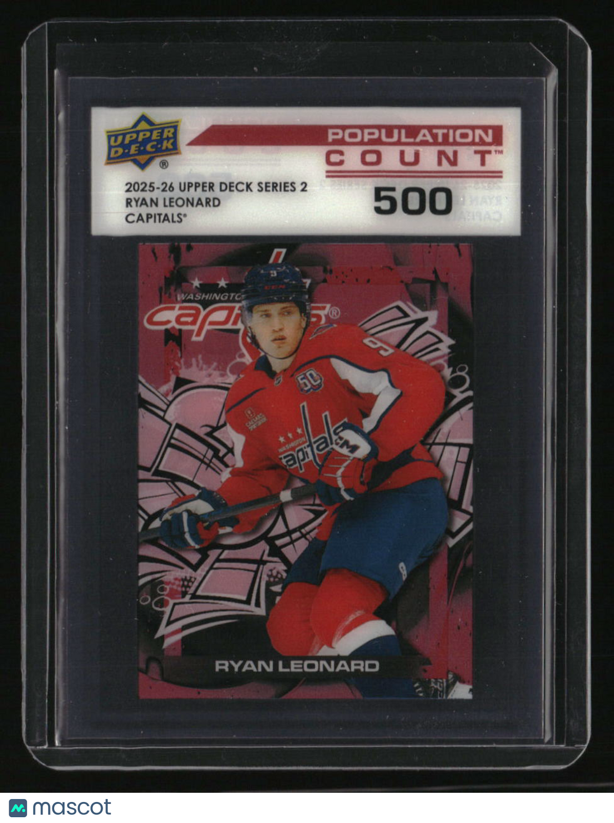 2025-26 Upper Deck Ryan Leonard Population Count 500