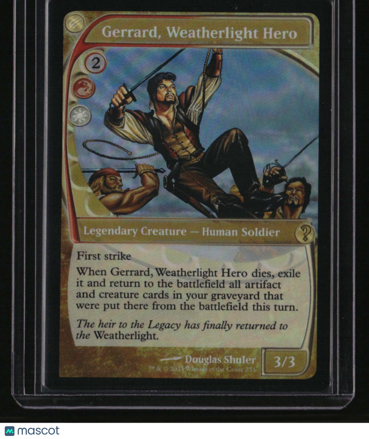 Mystery Booster 2 Gerrard, Weatherlight Hero (Future Sight) Foil