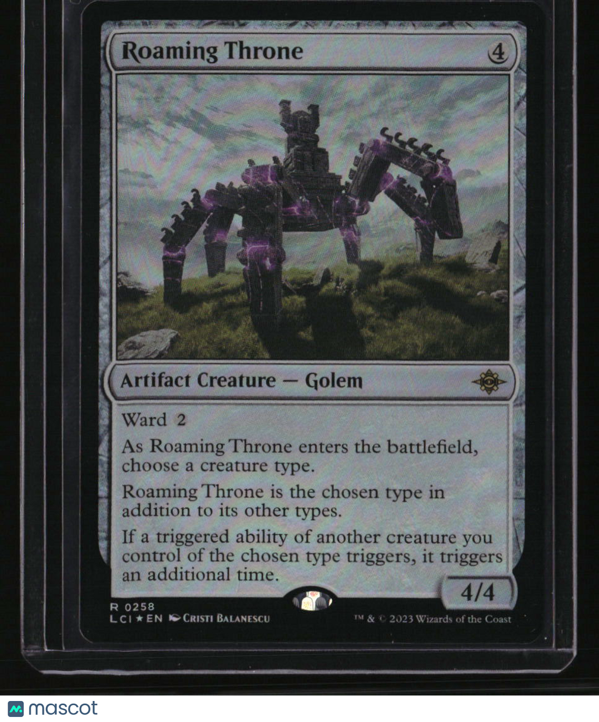 The Lost Caverns of Ixalan Roaming Throne Foil