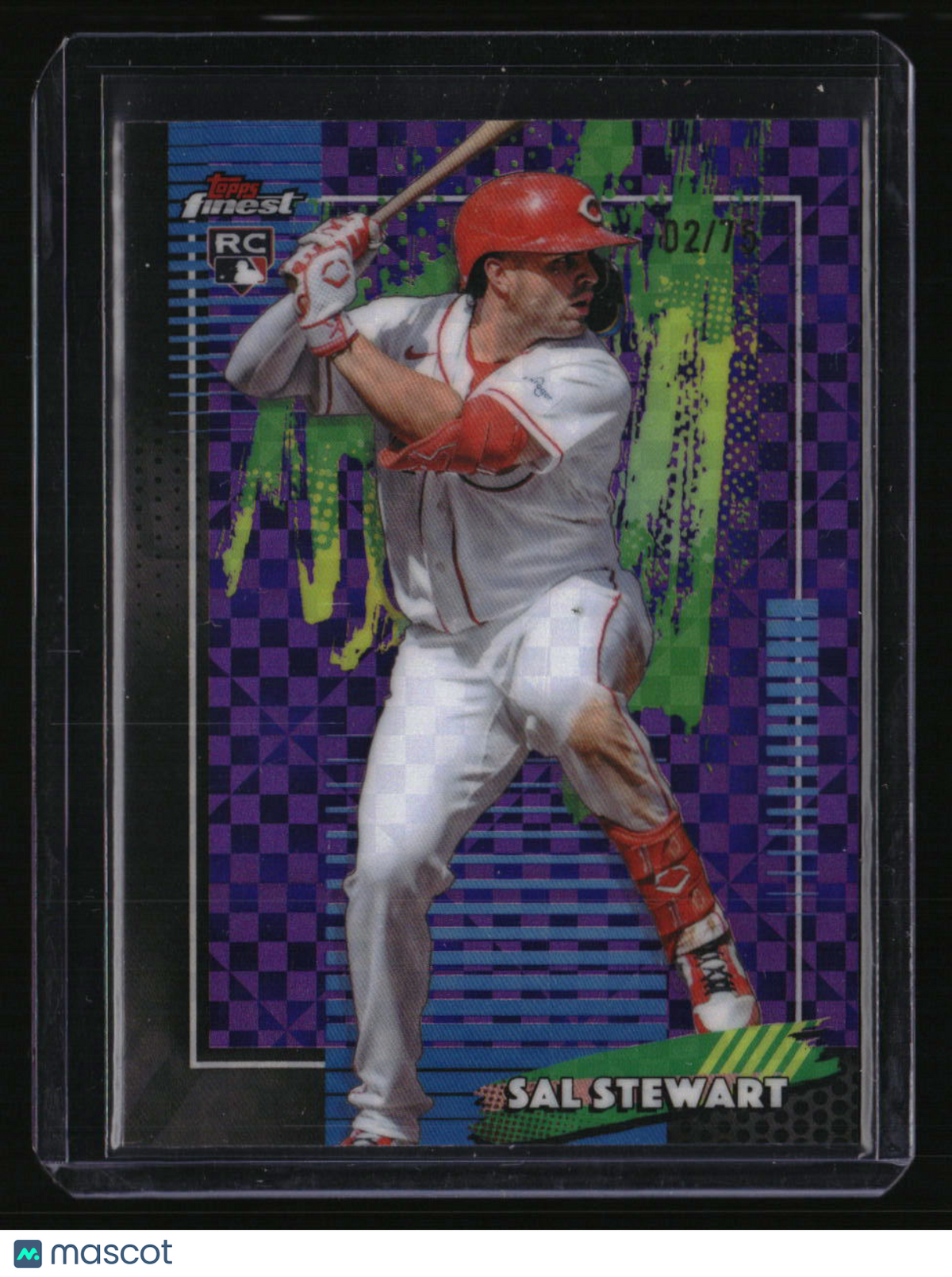 2026 Finest Sal Stewart Purple X-Fractors #/75