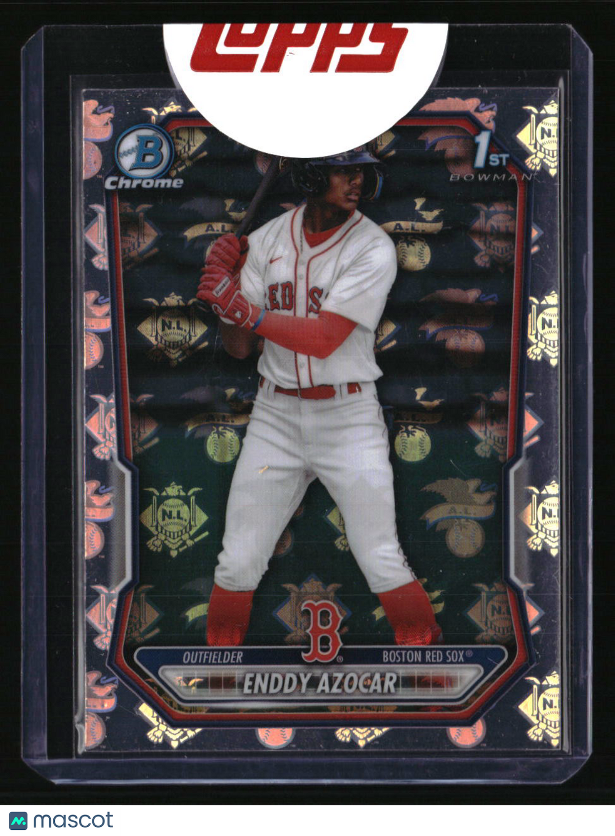 2026 Bowman Enddy Azocar Chrome Prospects League Logofractor