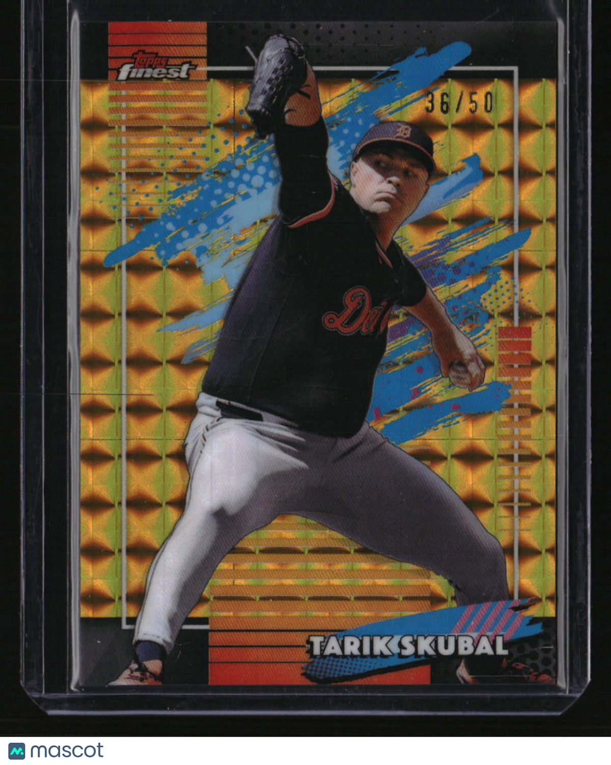 2026 Finest Tarik Skubal Gold Geometric Refractors #/50