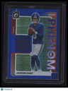 2025 Donruss Optic Jaxson Dart Rookie Phenoms Blue Hyper