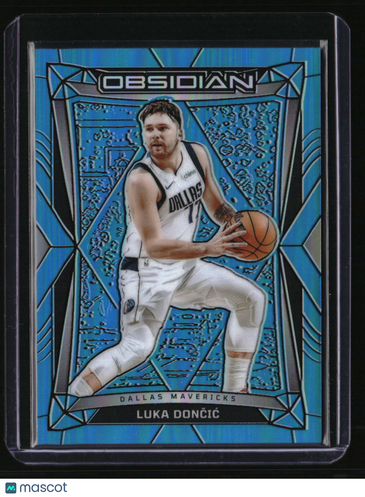 2023-24 Panini Obsidian Luka Doncic Electric Etch Blue Flood FOTL #/16