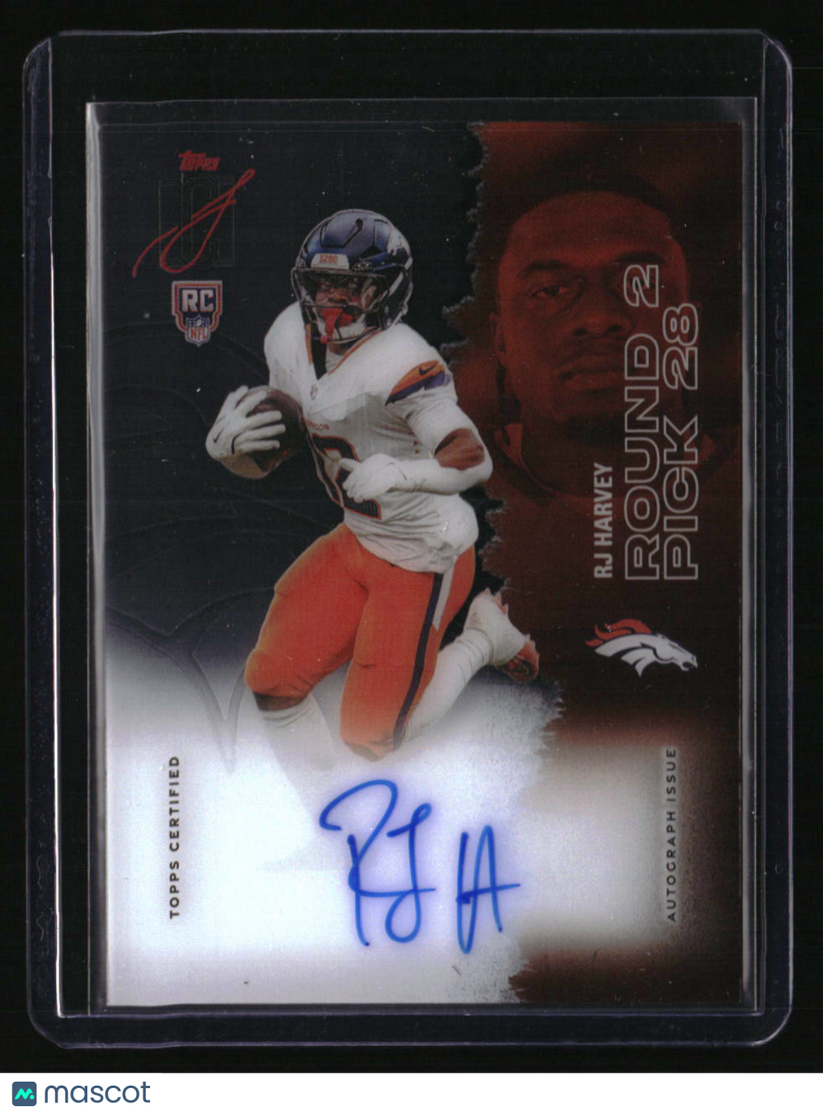 2025 Topps Signature Class RJ Harvey Rookie Class Crystal Clear Autographs