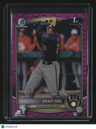 2025 Bowman Draft Brady Ebel Chrome Fuchsia Reptilian Refractor #/199