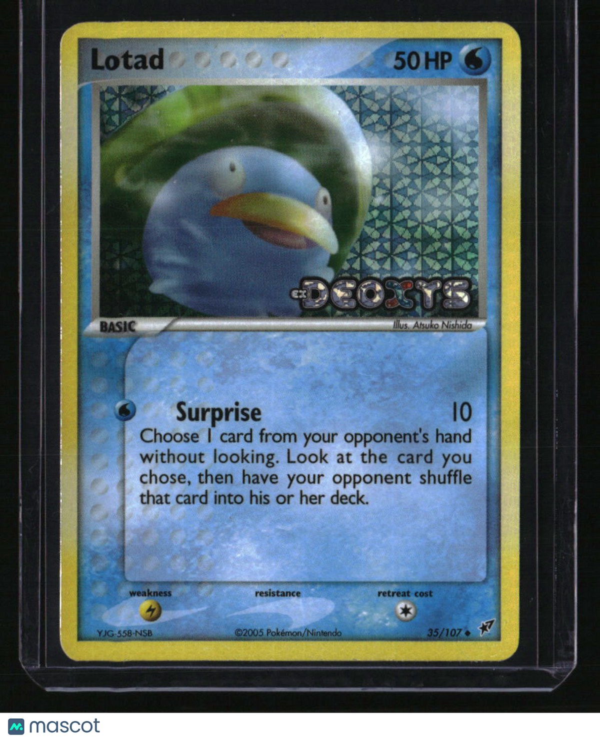 EX Deoxys Lotad Reverse Holo