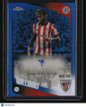 2025-26 Topps Chrome UEFA CC Nico Williams Auto Blue Refractor #/150