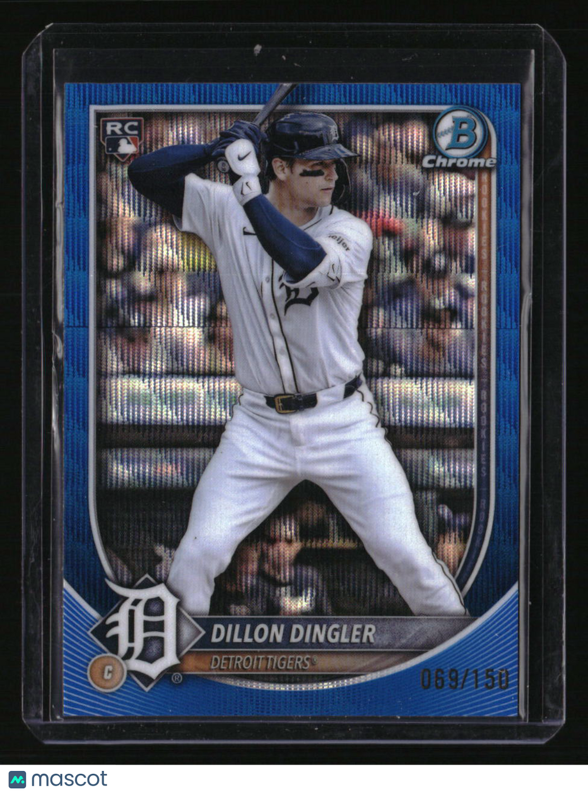 2025 Bowman Chrome Dillon Dingler Blue Wave #/150