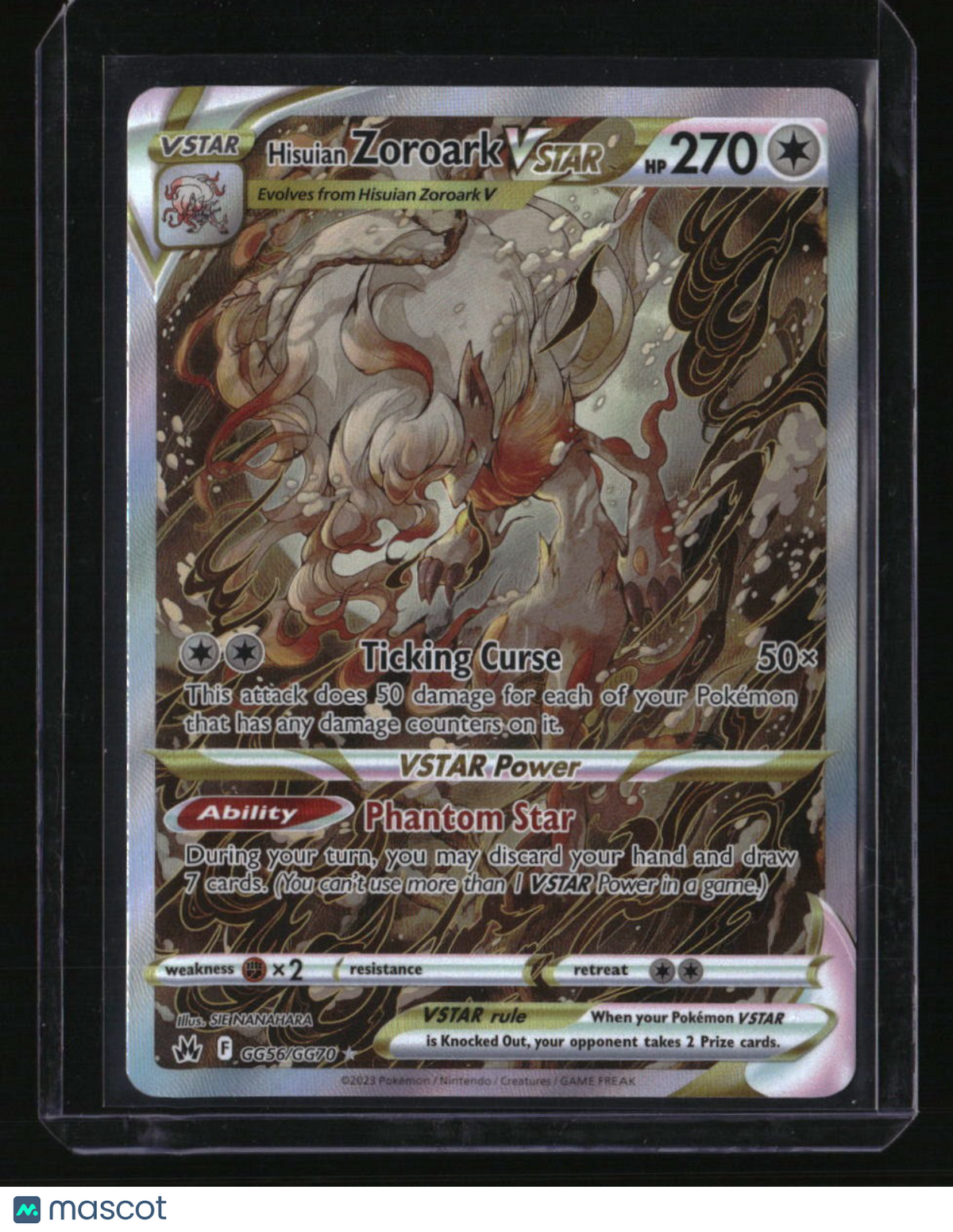 SWSH: Crown Zenith: Galarian Gallery Hisuian Zoroark VSTAR