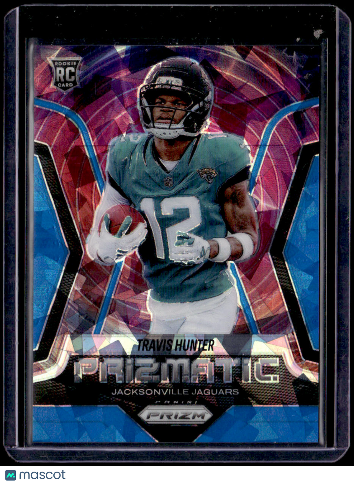 2025 Panini Prizm Travis Hunter Emergent Blue Ice #/99