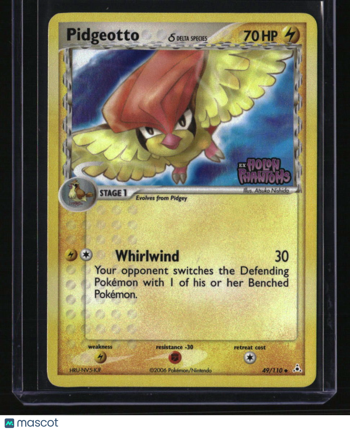 EX Holon Phantoms Pidgeotto (Delta Species) Reverse Holo