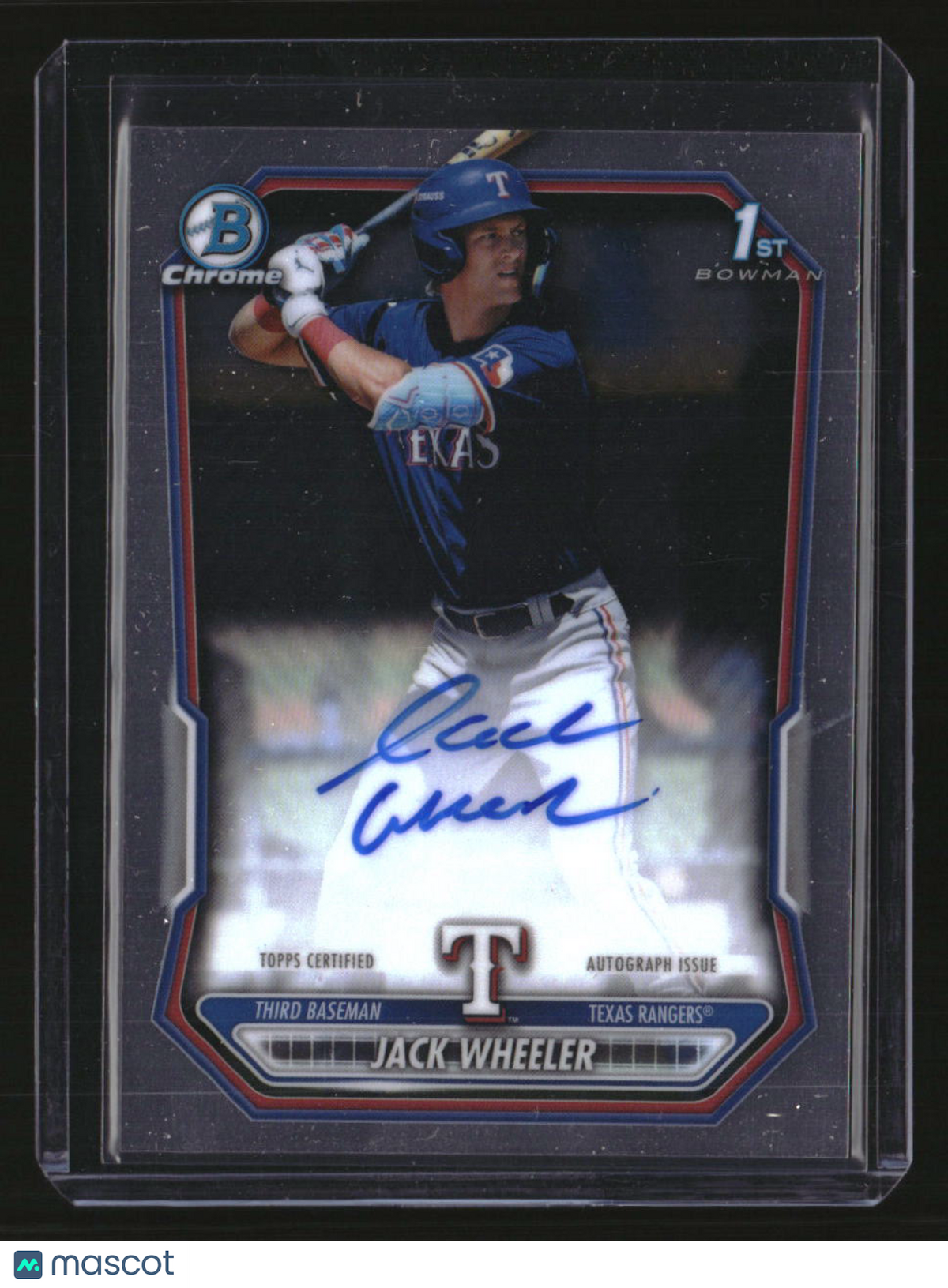 2026 Bowman Jack Wheeler Chrome Prospect Autographs