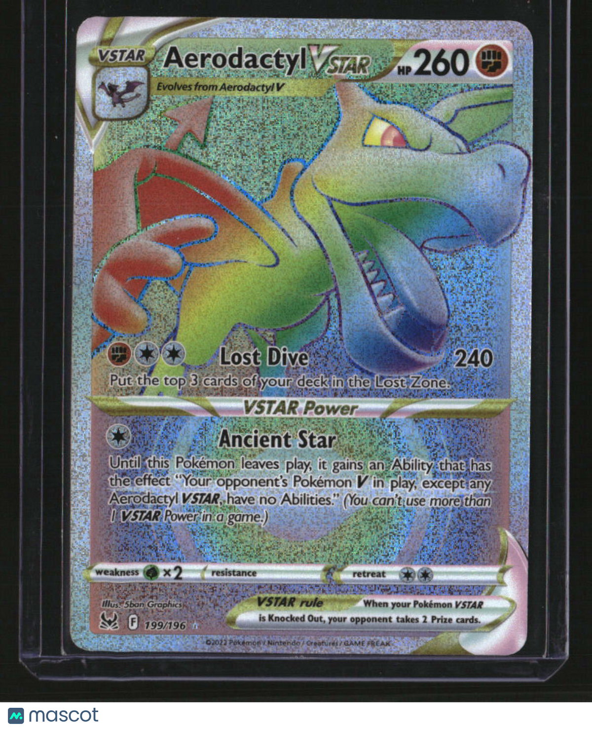 SWSH11: Lost Origin Aerodactyl VSTAR (Secret)