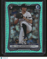 2026 Bowman Cam Schlittler Chrome Mojo Aqua Refractors #/125