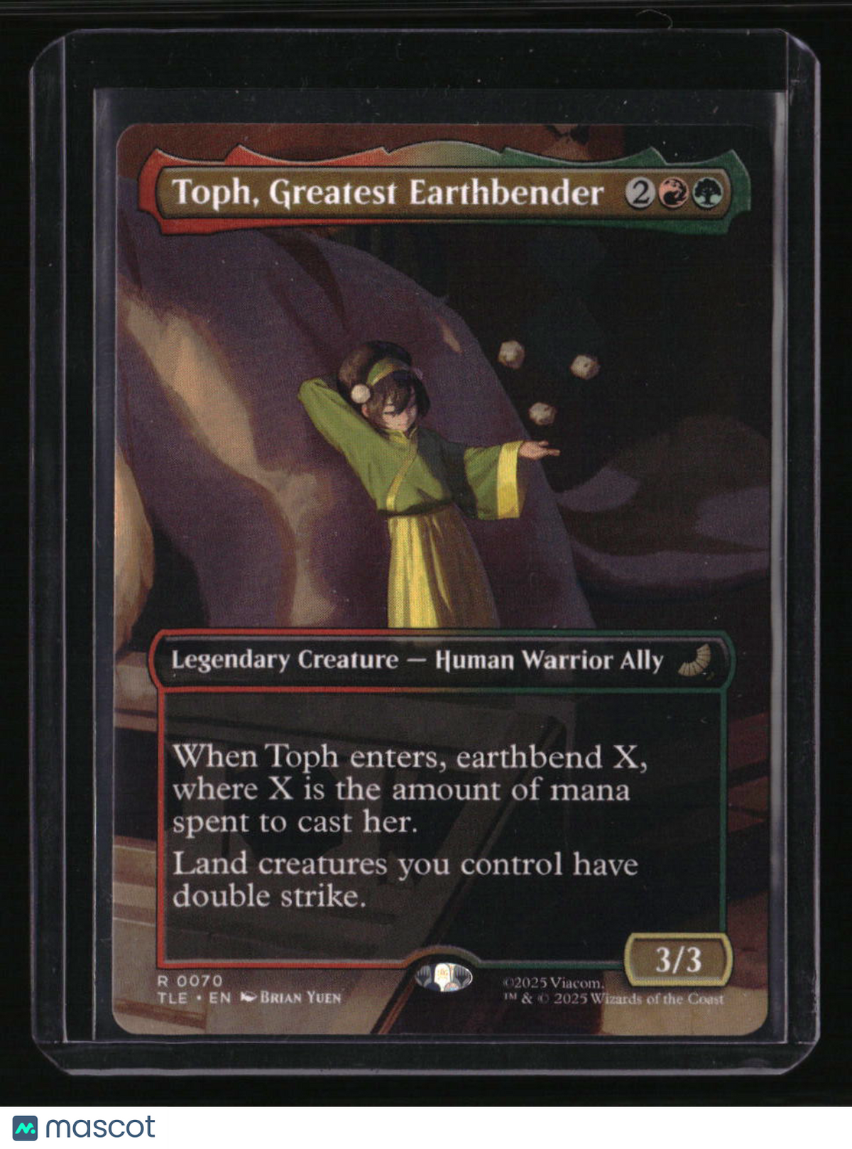 Avatar Eternal Toph, Greatest Earthbender Borderless Scene Nonfoil