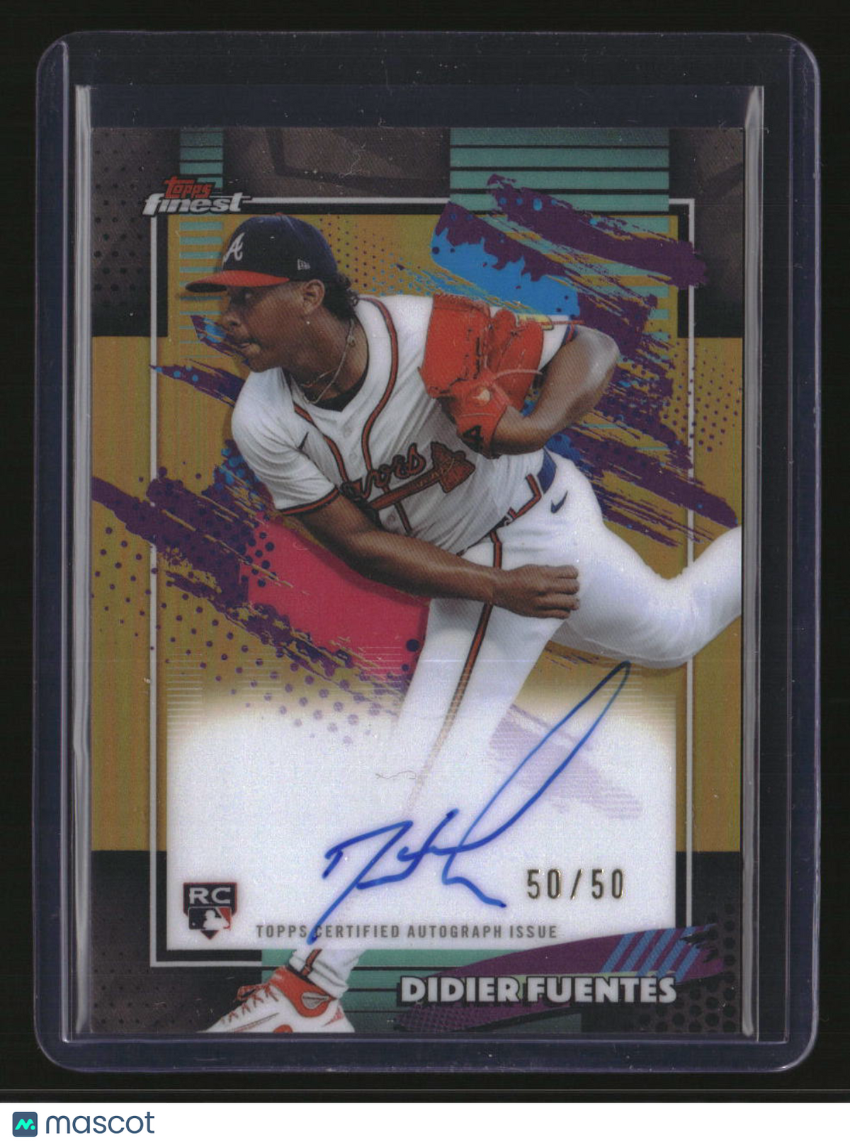 2026 Finest Didier Fuentes Finest Autographs Gold Refractors Bookend 50/50