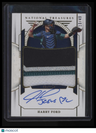 2024 Panini National Treasures Harry Ford Prospect Material Signatures Gold #/49