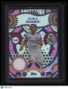 2024-25 Topps Real Madrid Team Set Luka Modrić Flamenco Flare Relics Pink #/99