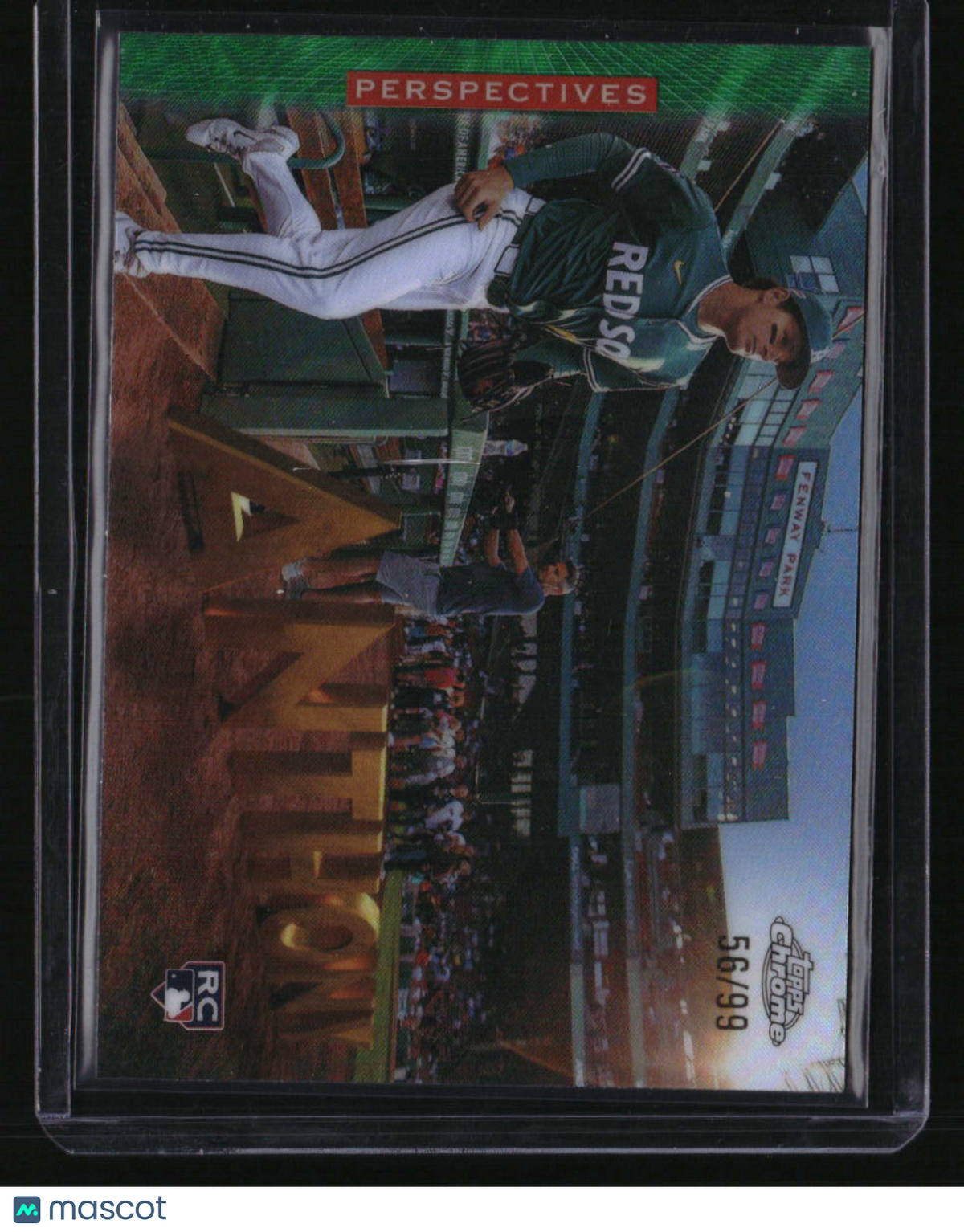 2026 Topps Chrome Roman Anthony Perspectives Green Refractor #/99
